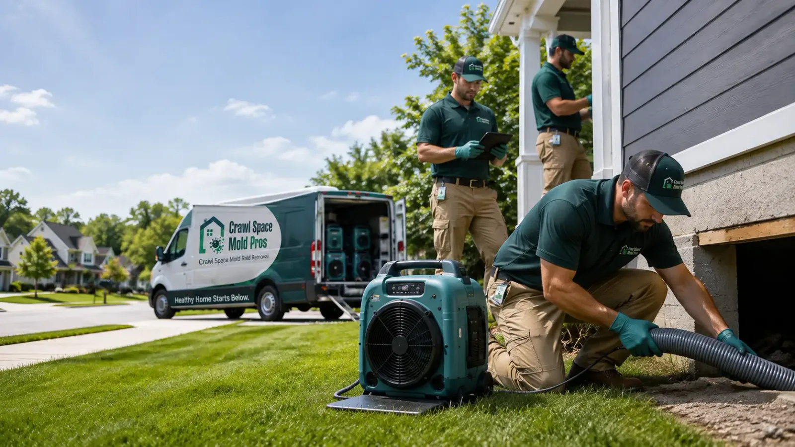 Crawl Space Mold Removal in Elk City, KS